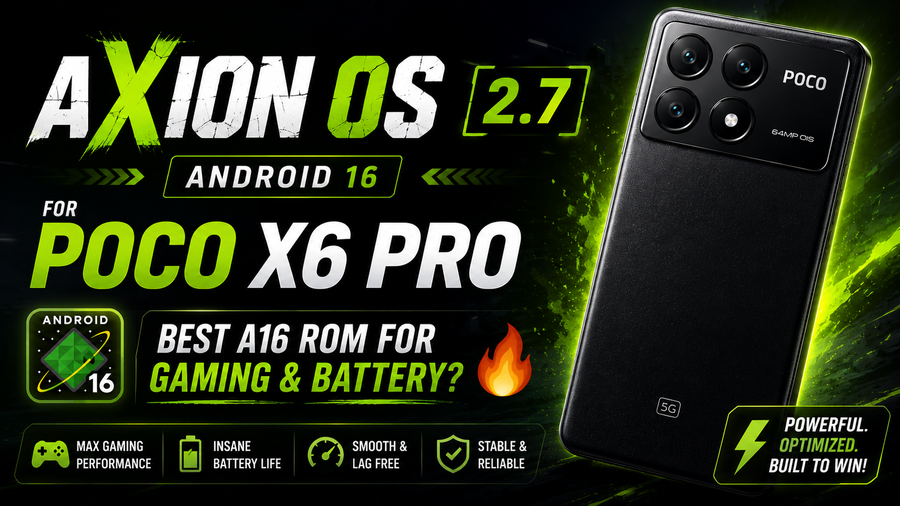 Axion OS 2.7 for Poco X6 Pro 5G